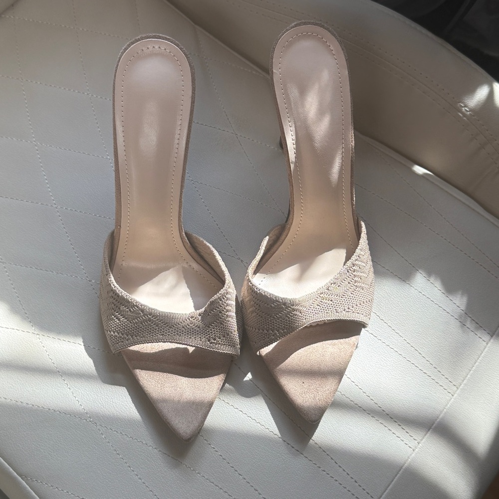 Ultra high Tan Women's Mules